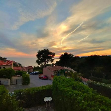 Appartement Avec Terrasse Vue Mer, Proximite Plage, Place Parking Sanary-sur-Mer Exteriör bild